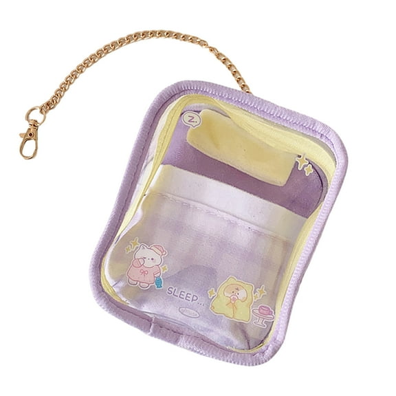 Stylish Doll Carrying Case With Clear Designs Portable Storage Solution for Collectors and Enthusiasts