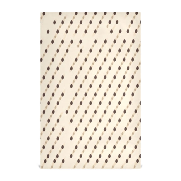 Stylish Dots Pattern Decorative Waffle Towel Kitchen Dishcloth 28x18in Multi-Use Tea Towel