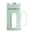 thumbnail image 1 of Stylish Double Layer Plastic and Glass Insulated Office Cup with Lid, Thermal Tea Mug with Leak-Proof Design, Ergonomic Handle for Comfortable Sipping During Long Workdays and Study Sessions, 1 of 6