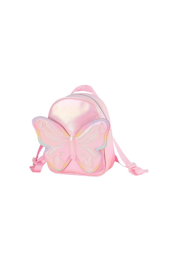 Stylish Double Strap Backpack, Lightweight Water-Resistant Nylon Casual Daypack with Padded Straps & Multiple Pockets for Adult Daily Commute Work Travel Hiking Casual Outdoor Use, Pink