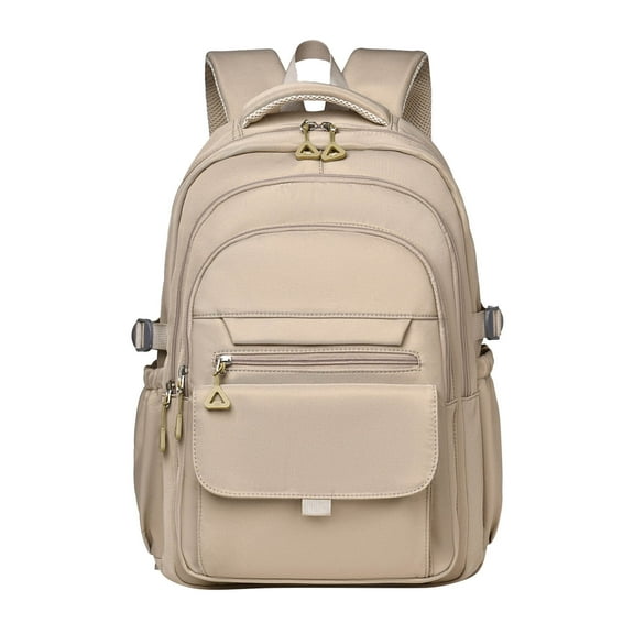 Stylish Durable Fabric Backpack For Academic Use And Everyday Travel Lightweight Laptop Book Bag With Ergonomic Support