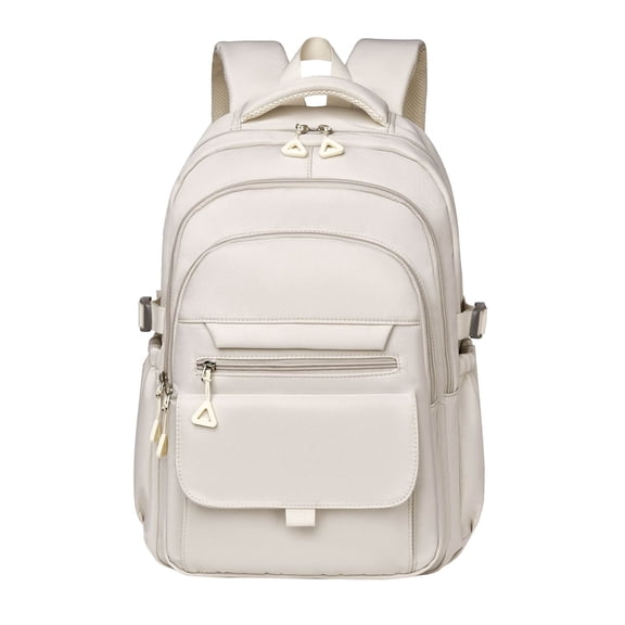Stylish Durable Fabric Backpack For Academic Use And Everyday Travel Lightweight Laptop Book Bag With Ergonomic Support