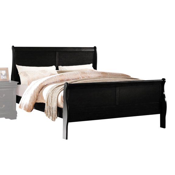 Stylish E. Bed - 87.44 In. Width For A Spacious Fit Graceful King Adds Romantic Touch To Bedroom