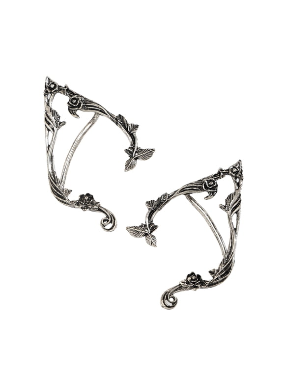 Stylish Ear Cuff Gothic Elves Earring Ear Clip Ear Jewelry Alloy Texture Ear Accessories Suitable for Everyday Wear