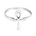 thumbnail image 1 of Stylish Egyptian Ankh Hieroglyph Sterling Silver Ring-9, 1 of 5