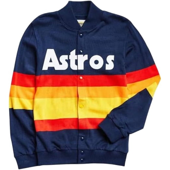 Stylish Elegance Fashion Kate Upton Rainbow Stripe Blue Sweater Jacket (US, Alpha, X-Small, Regular, Regular, Blue)