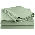 thumbnail image 1 of Stylish Embroidered Cotton Sheet Set Sage / King, 1 of 1