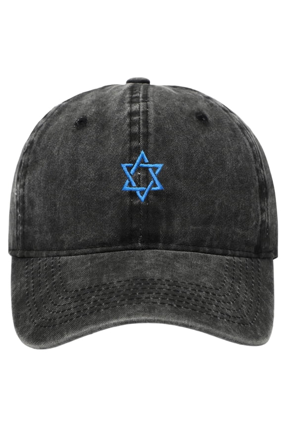 Stylish Embroidered Israel Flags Baseball Hat Comfortable Cotton Sunproof Hat Popular Headwear for Various Occasion