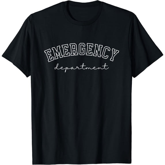 Stylish Emergency Department T-Shirt for Healthcare Professionals and ER Nurses