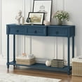 thumbnail image 1 of Stylish Entryway Console Table by - 3 Functional Drawers & Solid Frame, 1 of 21