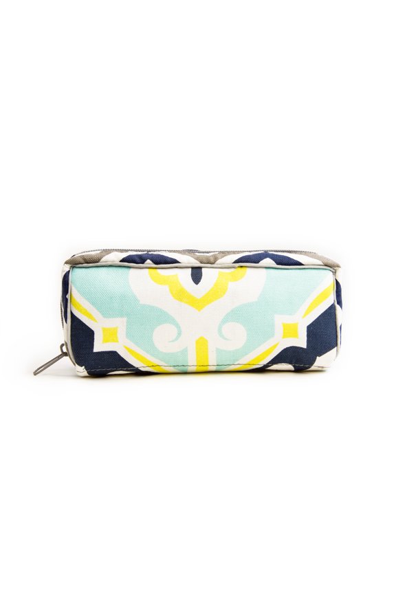 Stylish Essential Oil Travel Case - Holds 10 Vials - Perfect for Purse or Makeup Bag - Blue River