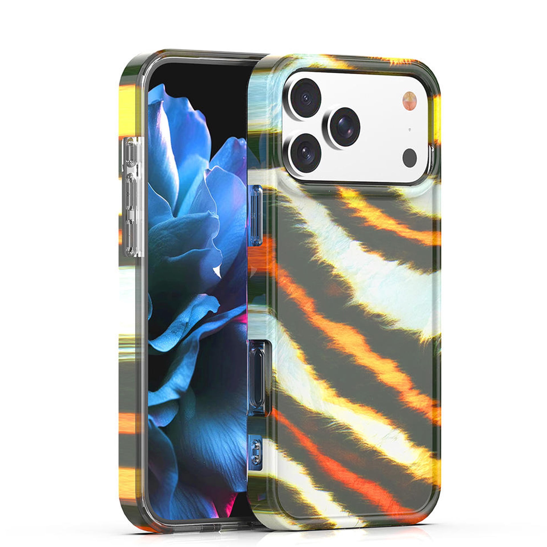 Stylish Exotic Animal Pattern Cover for iPhone 17 Pro - Tiger
