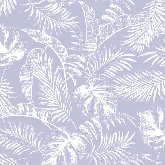 Stylish Fabric Blue OffWhite Leaf Pattern Printed on Poly Moroccan Fabric, DIY Projects by the Yard