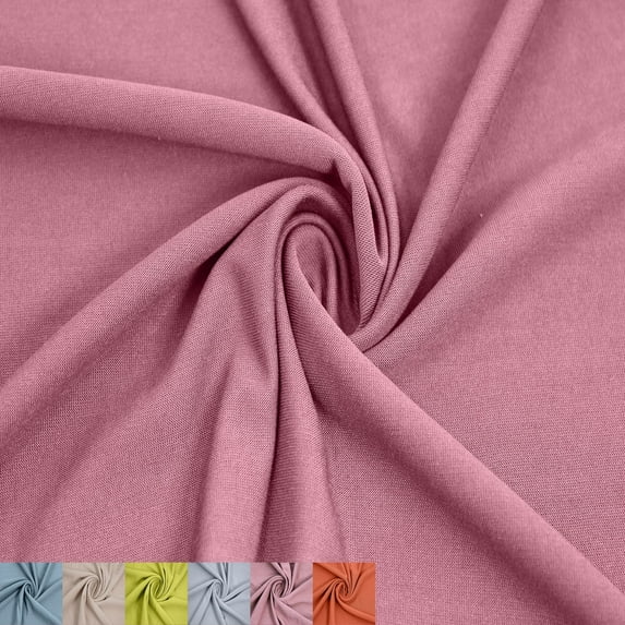 Stylish Fabric Wine Dark Modal Poly Sand Wash Jersey Cupro Knit Fabric by the Yard(CONTINUOUS UP TO 100 YARDS)