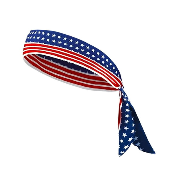 Stylish Flag Bandana Hair Clip for Women Outdoor Fashion Patriotic Events Accessory