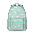 thumbnail image 1 of Stylish Flamingo Backpack for School - Large Capacity Waterproof Bookbag with Laptop Sleeve, Cute College Rucksack for Teen Girls & Boys, Durable High School Backpack for Campus & Travel, 1 of 6