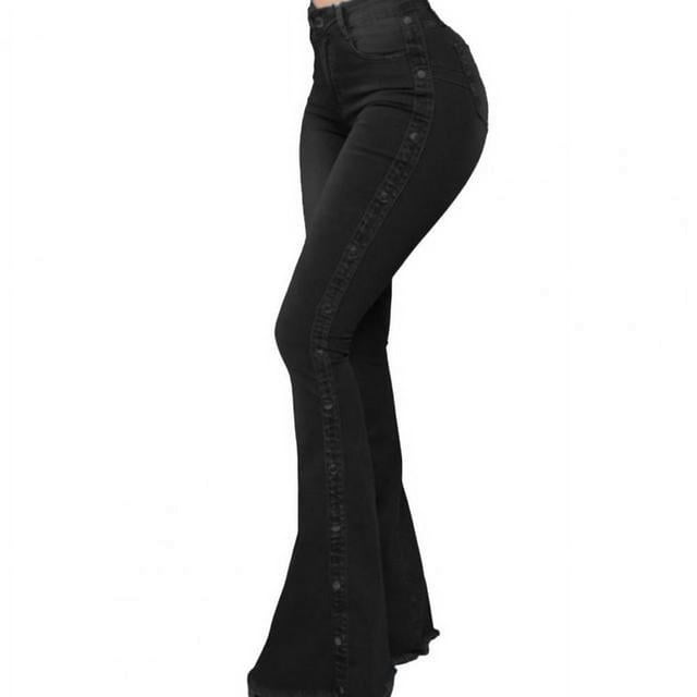 Stylish Flare Jeans Control Tummy SkinTouch Skinny Flare Jeans Women