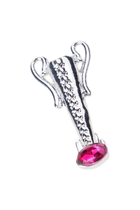 Stylish Floral Brooch Pin Craft Of Sturdy Alloy For Customizable Jewelry And Gift