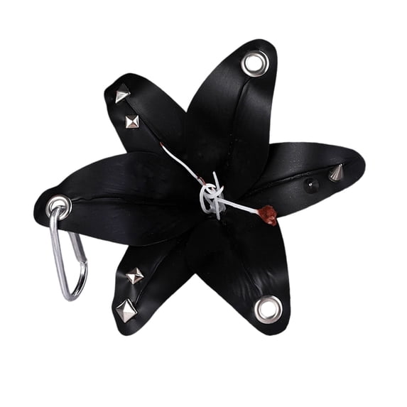 Stylish Flower Keychain Lightweight Resin Plastic Keyring Pendant Decoration For Bags And Daily Use