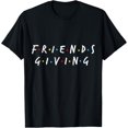 thumbnail image 1 of Stylish Friends Giving Party Gift Funny Thanksgiving Outfit T-Shirt, 1 of 6