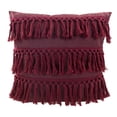thumbnail image 1 of Fennco Styles 18" x 18" Modern Red Striped Polyester Throw Pillows, 1 of 3