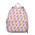 thumbnail image 1 of Stylish Fruit Pattern Backpack for Daily Use, Lightweight Bag Featuring Cute Avocado Illustration, 1 of 6