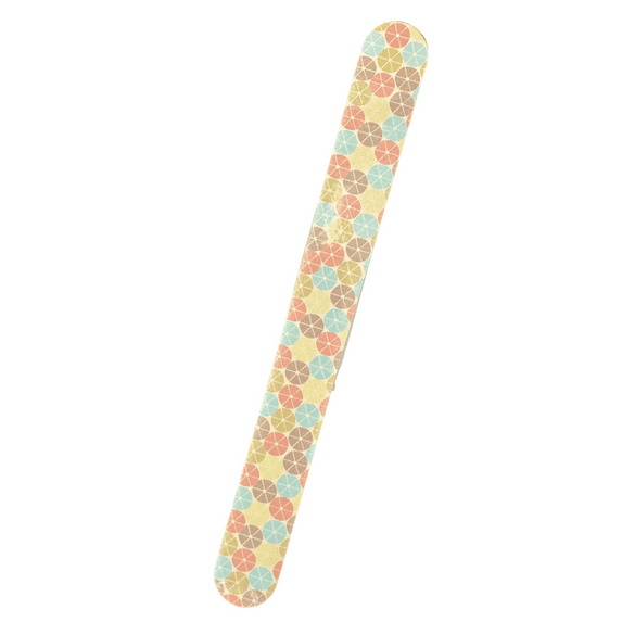 Stylish & Fun Nail File - For Shaping & Smoothing Nails, 7" Long, Perfect for Personal Use or Trendy Gifts, Vibrant & Practical Nail Care Accessory, Yellow