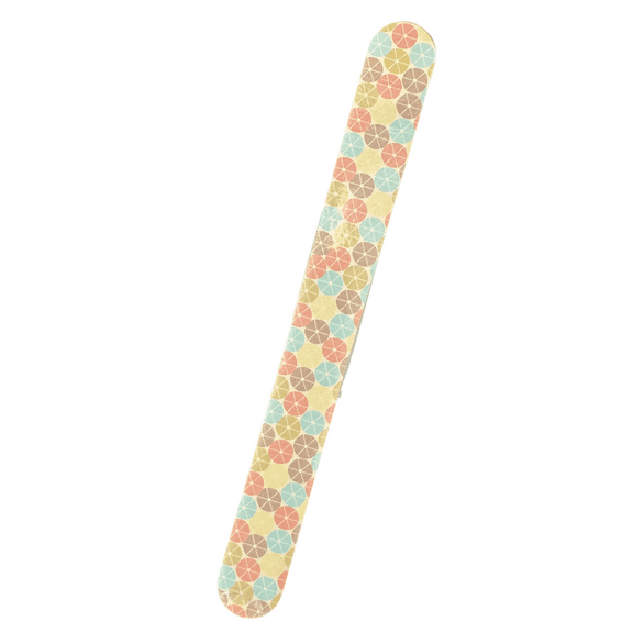 Stylish & Fun Nail File - For Shaping & Smoothing Nails, 7" Long, Perfect for Personal Use or Trendy Gifts, Vibrant & Practical Nail Care Accessory, Yellow