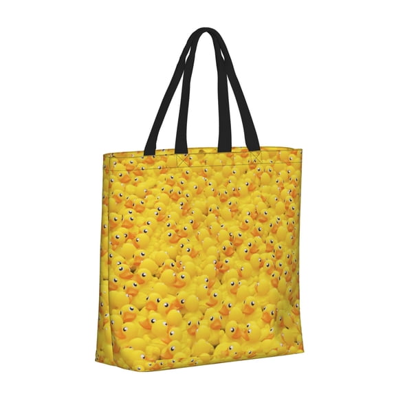 Stylish Funny Duck Extra Large Shoulder Zippered One Shoulder Convenience Bag For Beach Travel Weekender Gym Grocery Shopping