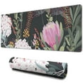 thumbnail image 1 of Stylish Garden Flowers Mouse Mat - Splash Resistant, Soft Texture, Cute Design, Non-Slip Rubber Base, Seamless Slide, Portable & Personalized, Great for All PCs, 31.5x11.8 Inch, 1 of 7
