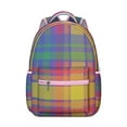 thumbnail image 1 of Stylish Geometric Shapes Texture Backpack for School & College, Laptop Bookbag with Padded Compartment, Durable Daypack as a Gift for Students, 1 of 6