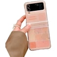thumbnail image 1 of Stylish Girls Case for Galaxy Z Flip 4 Blush Palette Design, Trendy Woman Case for Samsung Galaxy Z Flip 4 Hinge Protection, Lovely Girly Glitter Powder Case for Z Flip 4 (Blush Palette), 1 of 8
