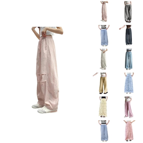 Stylish Girls Casual Pants Summer Fashion Trousers With Curved Design Comfortable Breathable For Teen Youth