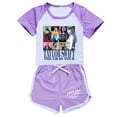 thumbnail image 1 of Stylish Girls Casual Printed T-Shirt and Shorts Outfit Set for Everyday Wear and Outdoor Adventures, 1 of 4