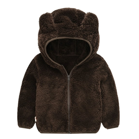 Stylish Girls Coat and Jacket Warm Hooded Outerwear for Thick Zipper for Winter Cute and Cozy Design