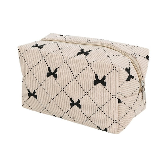 Stylish Girls Emergency School Cosmetic Bag with Secure Zipper for Organized Toiletry Storage and Room