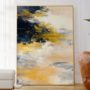 Stylish Gold Abstract Modern Chic Poster, 12x18 UNFRAMED