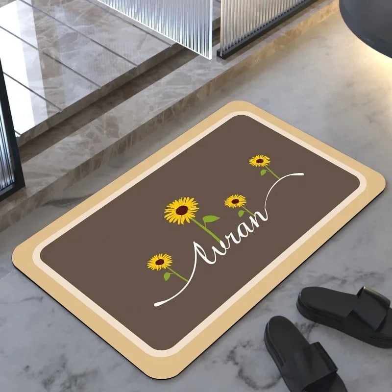 Stylish Gold Nail Salon Makeup Mat Elegant Beauty Salon Fade Resistan ...