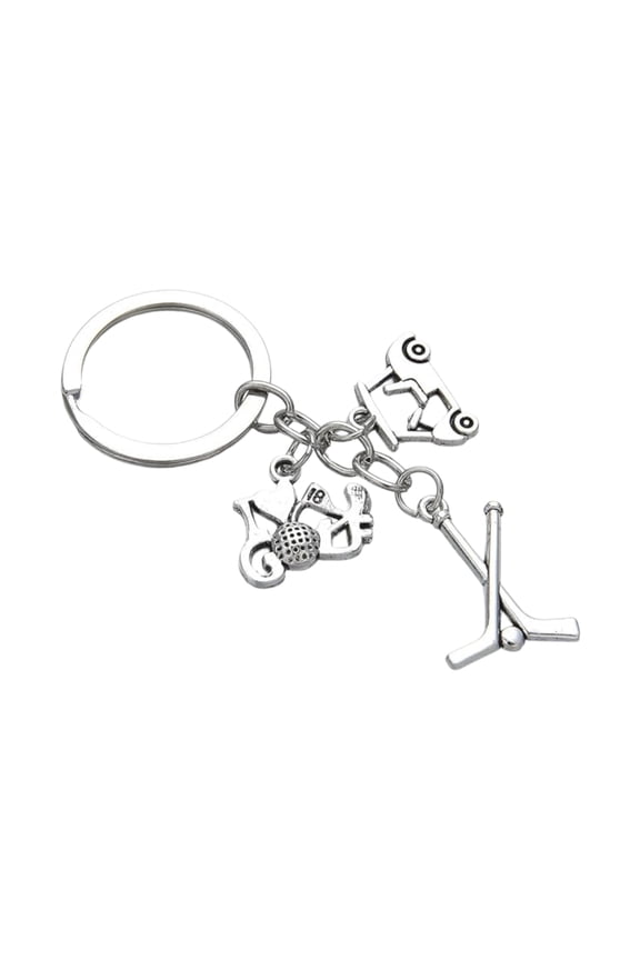 Stylish Golf Accessory Keychain Pendant Sports Equipment Themed Keyring Ideal For Bags And Backpacks