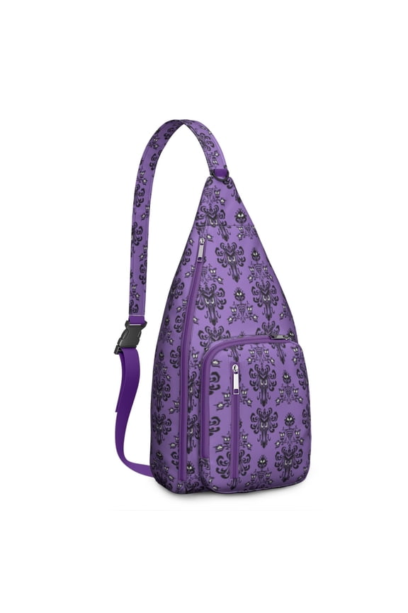 Stylish Gothic Travel Sling Bag - Waterproof & Scratch-resistant Shoulder Backpack Perfect for Students & Trendsetters