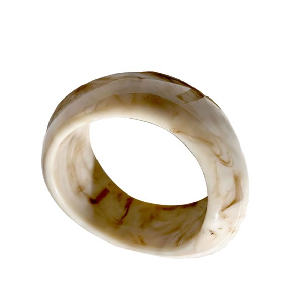 Stylish Gradient Brown Resin for Casual Office Party Wear Sturdy Comfortable Jewelry Accessory for Women