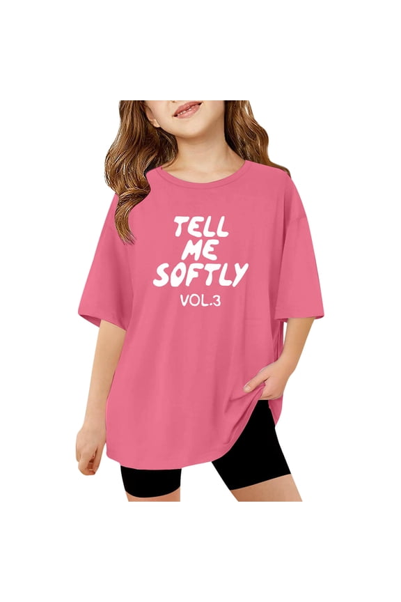 Stylish Graphic Letter Print Comfortable Casual Tees And Shirts For Kids Youth Boys Girls Tween Kids Summer Soft Comfy Cute Teen Basic Tees