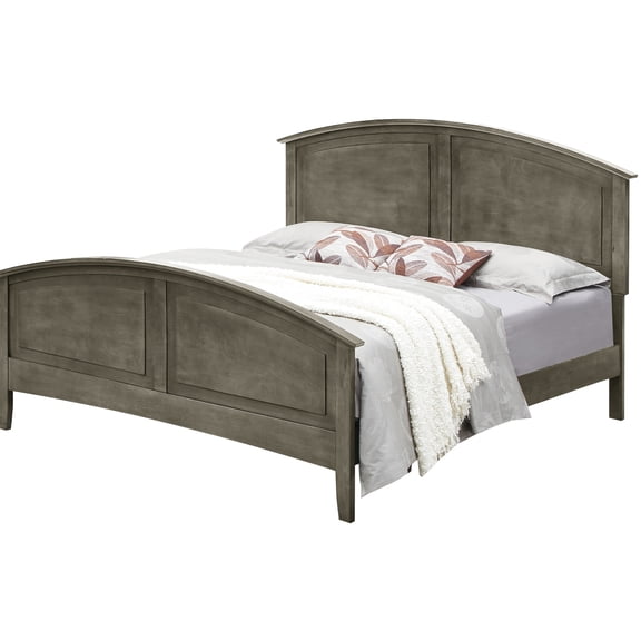 Stylish Gray Bed Product, 85"d X 84"w 53"h, Quality Assurance Provided, Suits Various Bedroom Styles, Stylishness Displayed Elegant King Piece, 53"h 85"d, Materials Selected, Fits Decorations,