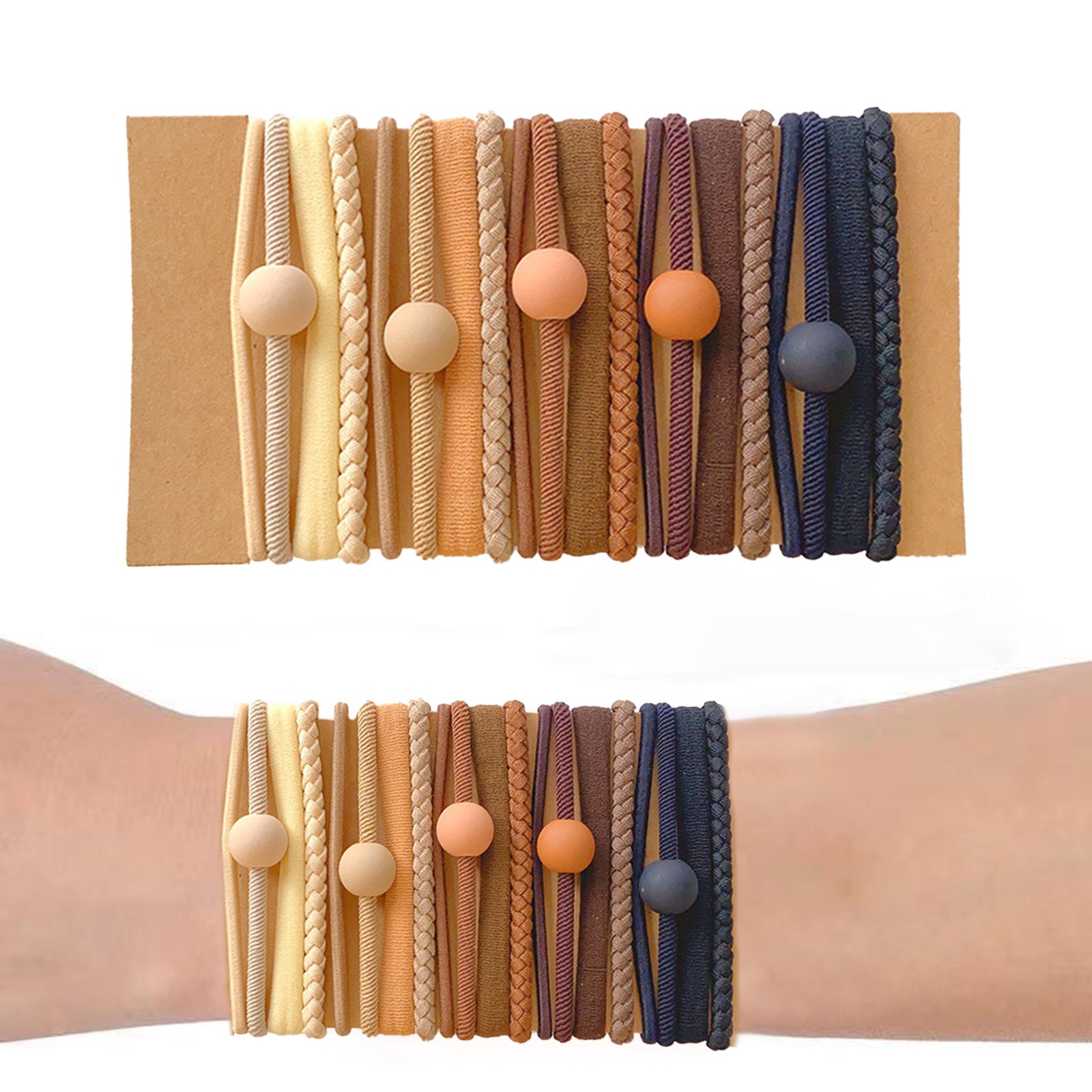 Stylish Hair Rope - Minimalistic Elastic Hair Tie With Round Design ...
