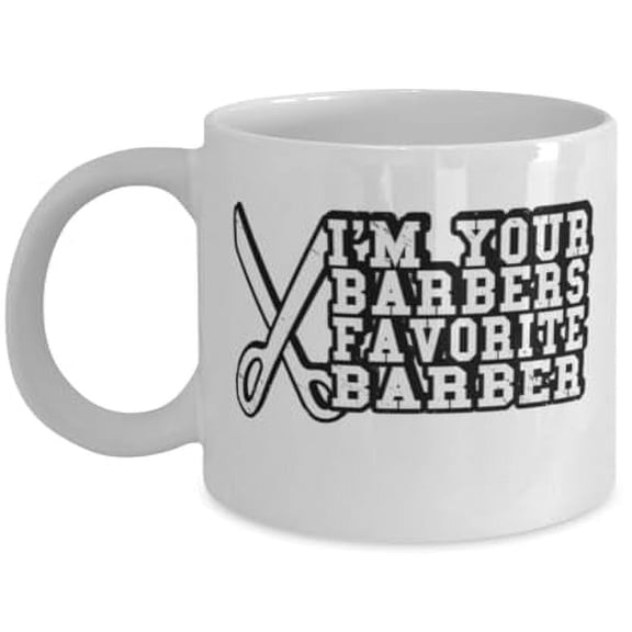 Hairdresser 11 oz Coffee Mug - Stylish Barber Gift White Ceramic