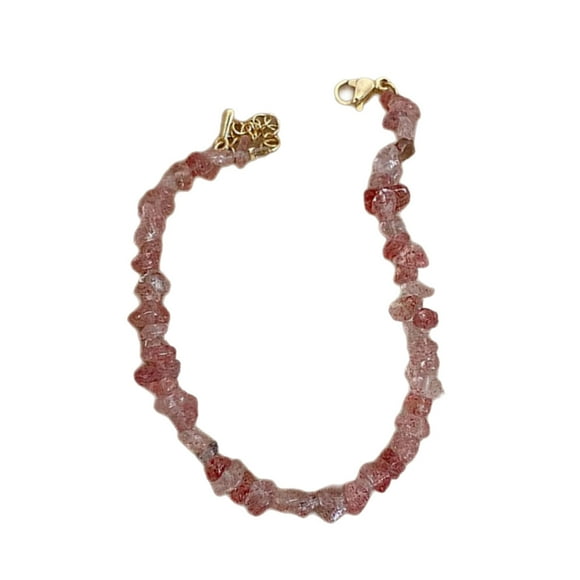 Stylish Handmade Tourmalines Bracelet for Women Natural Stone Jewelry Baroques Designs Portable for Party or Wedding