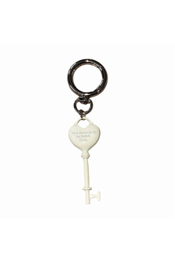 Romantic Heart Keychain For Keys Gift Alloy Material Durable Decorative Key Ring Pendant Accessory For Loved Ones