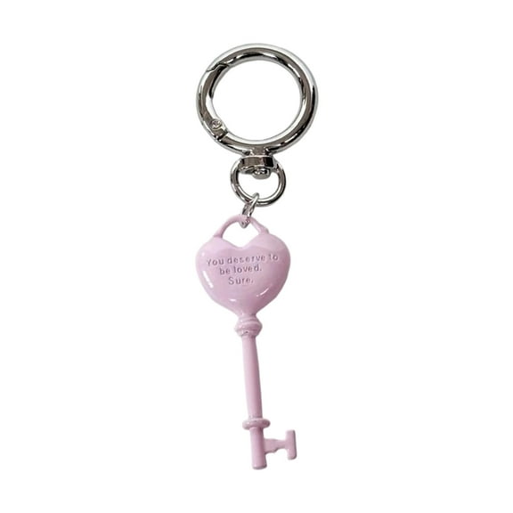 Stylish Heart Key Holder For Bag Keys Lightweight Alloy Accessory Unique Key Chain Charm Perfect Gift For Her Him