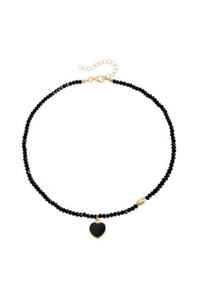 Stylish Heart Shaped Resin Necklace Elegant Drip Oil Finish for Casual Outfits and Formal Gatherings
