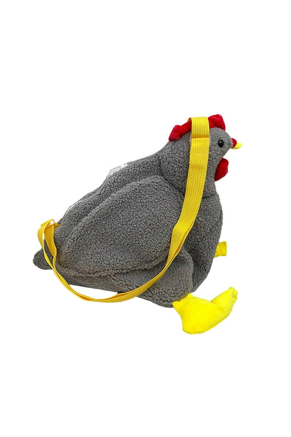 Stylish Hen Shaped Purse For Women Unique Animal Print Handbag Cute Chicken Design Crossbody Bag